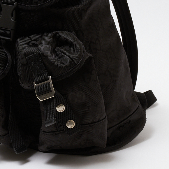 Gucci Backpack Rucksack Daypack Black - Picture 5 of 5